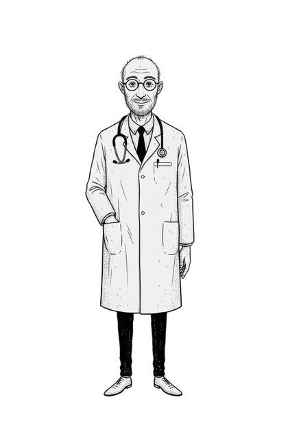 Dr Vida de estetoscópio